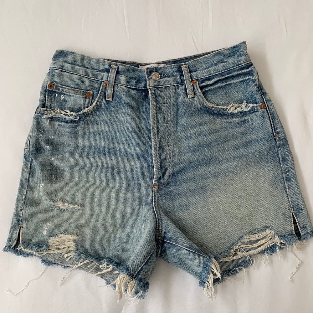 Agolde Dee Super High Rise Short in Ricochet 29